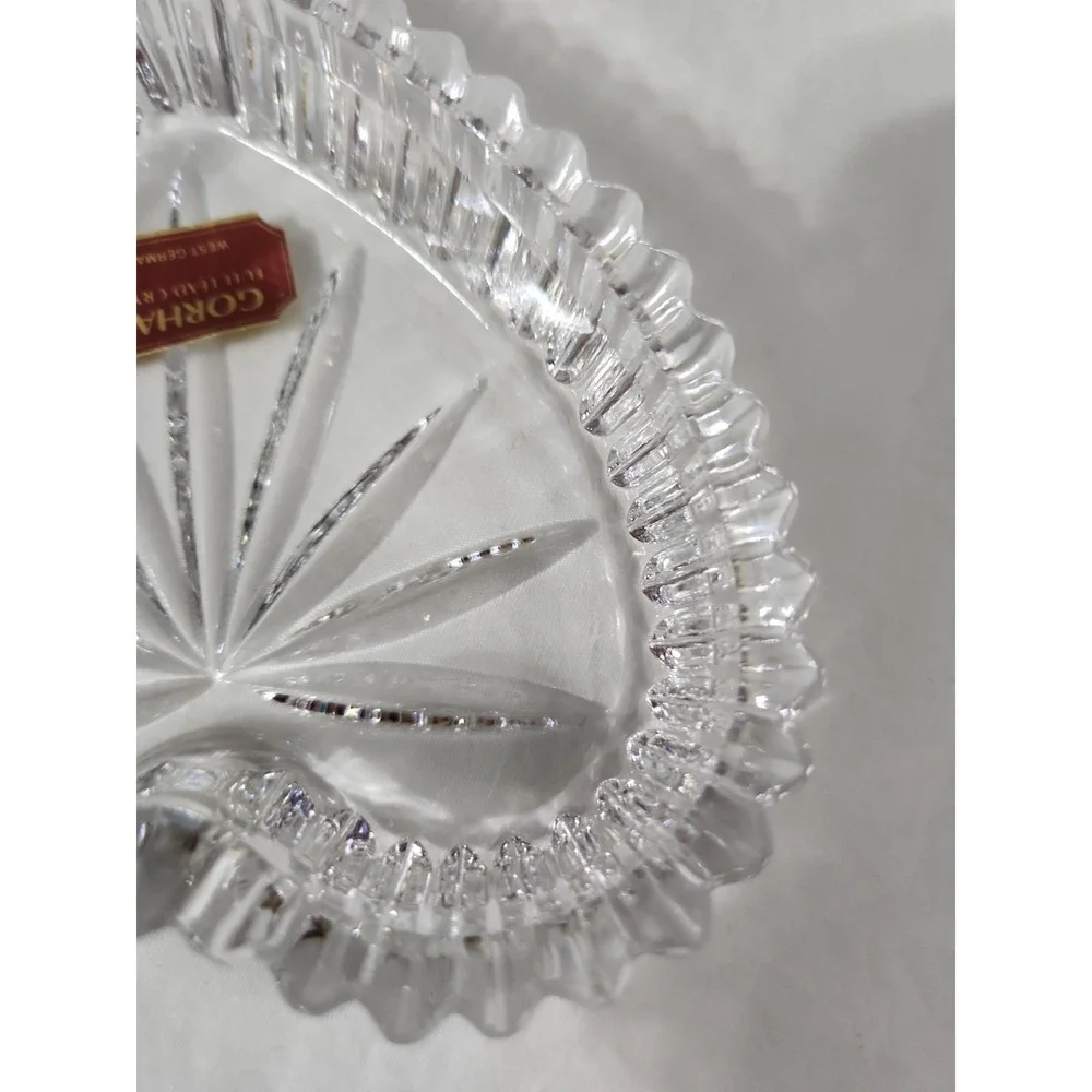 Crystal Heart Ring Box By Gorham West Germany